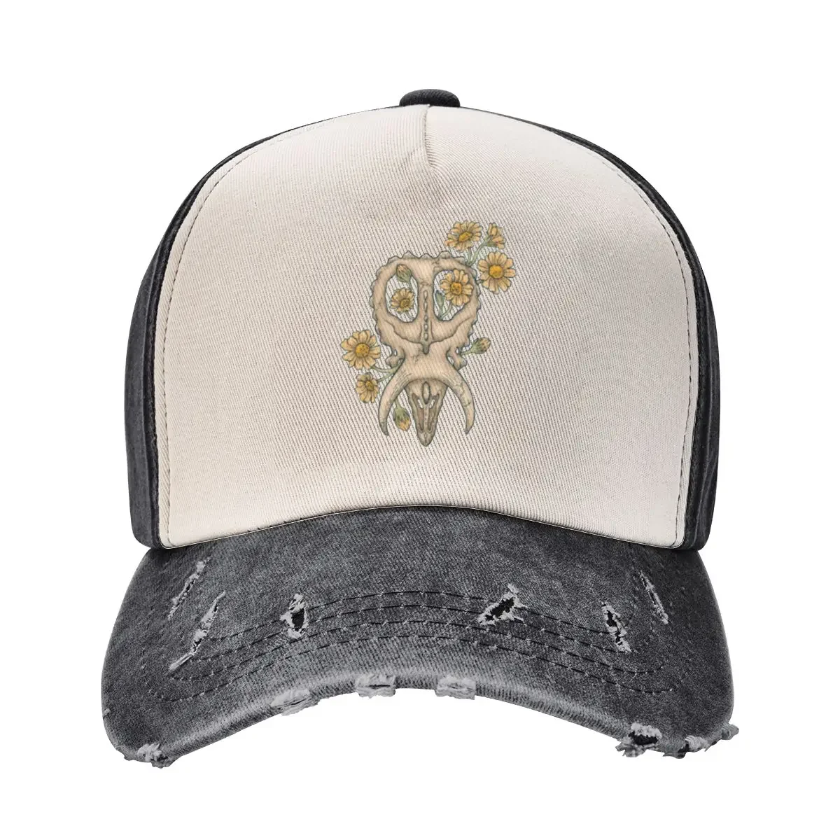 

The Desert Sunflowers Dinosaur Southwest Adventure Art Natural History Explorer Baseball Cap Sunhat For Women Men's