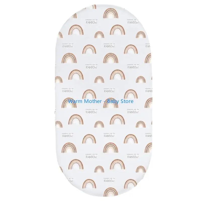 غطاء وسادة تغيير الحفاضات ملاءة مرتبة ملاءة سرير للأطفال 57QE #4