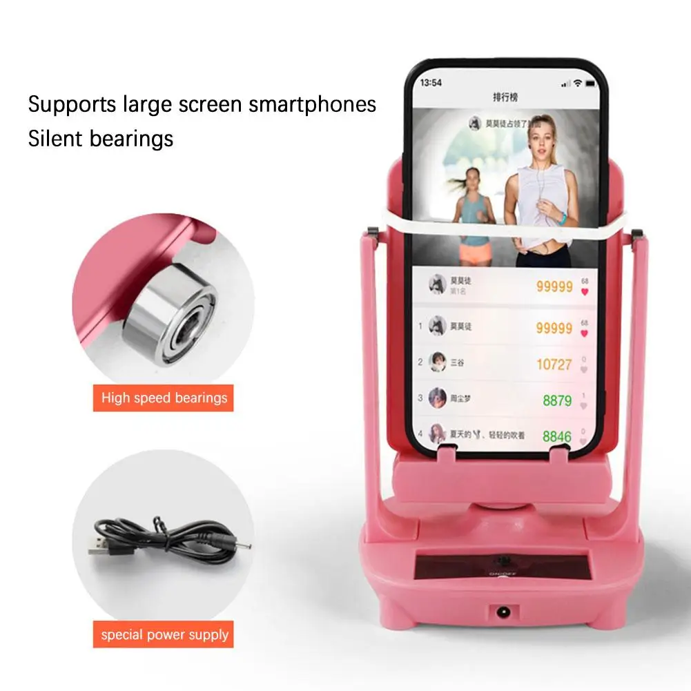 Pedometer Desk Wiggler Mobile Phone Stand Holder Automatic Swing Shake Phone Walking Swing Shaker Brush Stepper For All Phone image 3