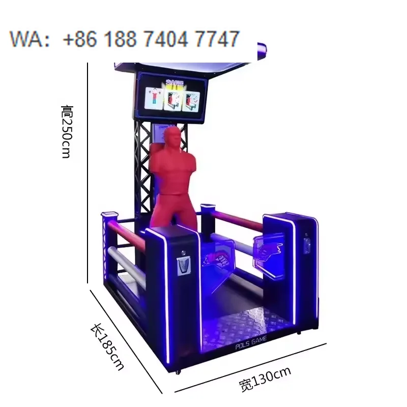2025 Newest Coin Operated Boxing Punch Game Machine Large Sports Punch  Boxing Arcade Machine