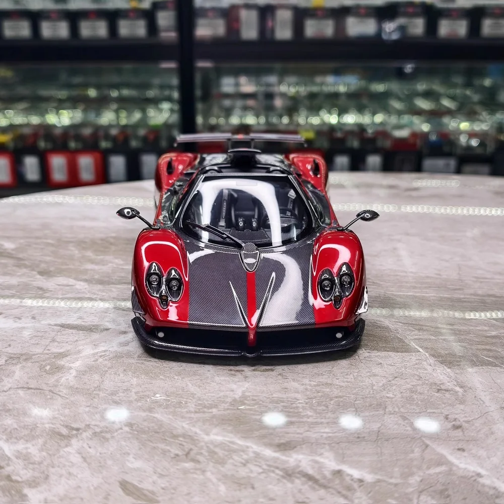 1/18 1:18 Scale For Almost Real Zonda Cinque Roadster 2009 Metal Diecast Car Model Red