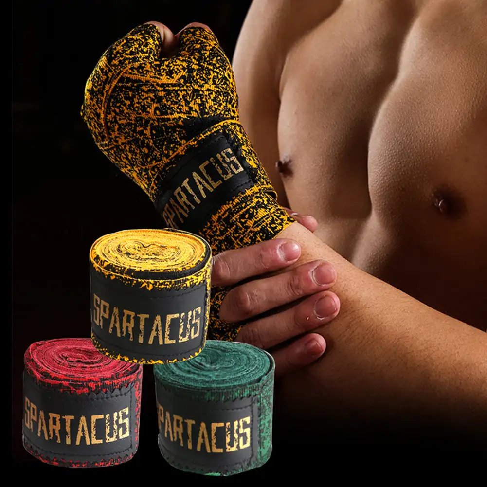 2Pcs 3M/5M Boxing Bandage Woolen Fabric High Stretch Hand Tape Wrist Sports Protective Gear For Boxing Free Fighting Sanda MMA