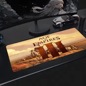 لوحة ماوس كبيرة الحجم بتصميم لعبة Age of Empires، سطح لعب موسع، ظهر مانع للانزلاق، مثالية للاستخدام على المكتب 10 best sales عصر الإمبراطوريات - №2