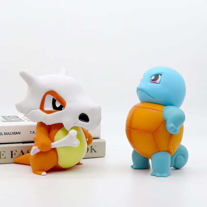 Pokemon 16cm Anime Figure Toys Cubone Pikachu Squirtle PVC Action Figure Game Statue Model Kids Toys Doll Desk Decorations Gifts