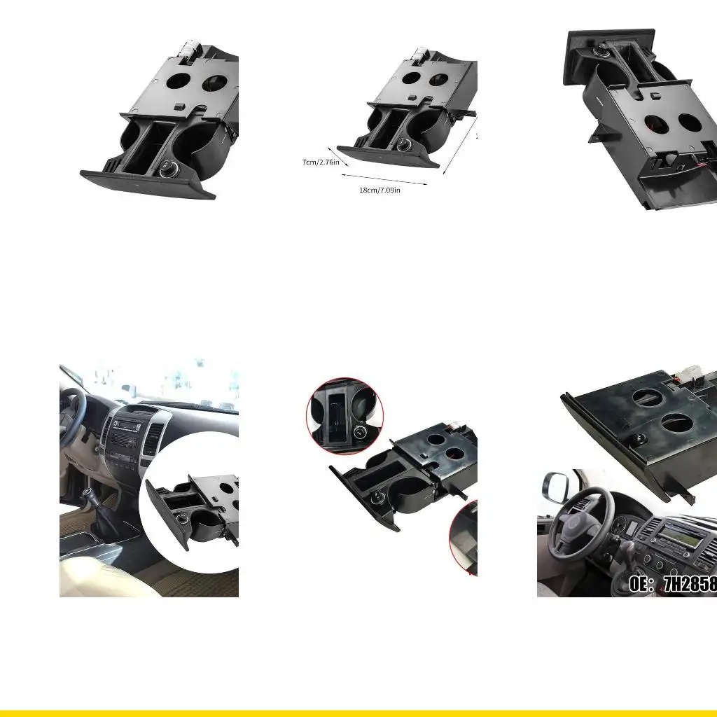 

SZCH Easy Install Drink Holders Stable & Secure Drink Holders Vehicle Spare Part for T5