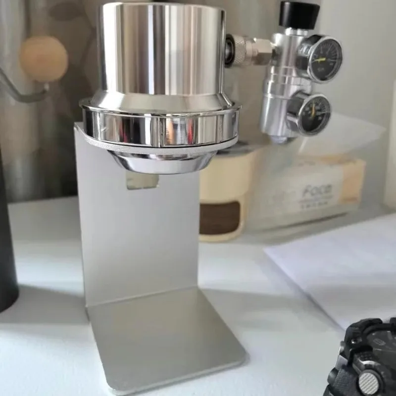 Portable Pneumatic Coffee Maker 9Bar Extraction Stainless Steel Household Italian Espresso Machine