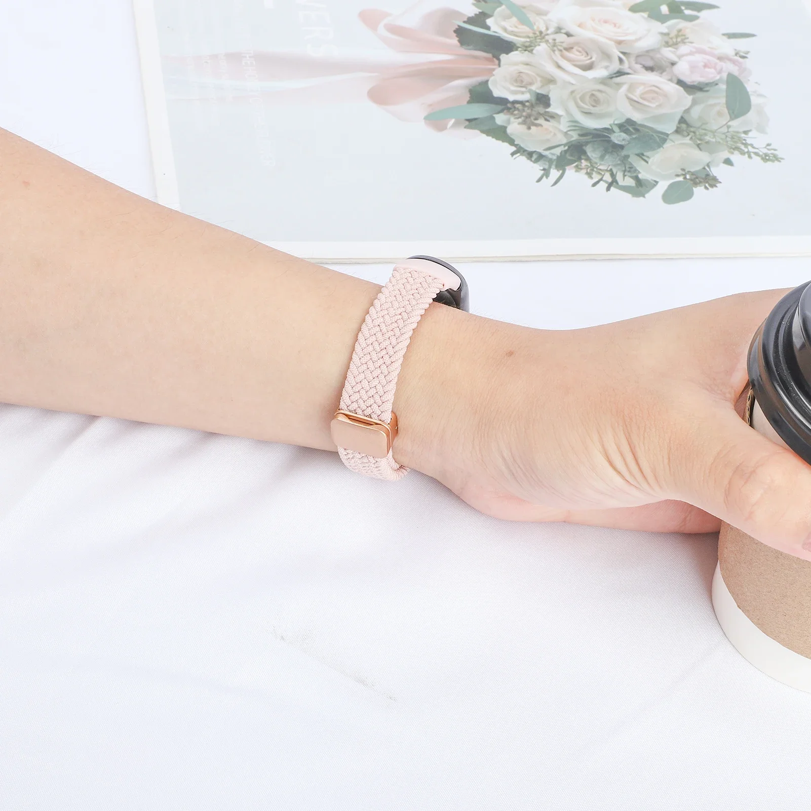 حزام مضفر مغناطيسي لـ Xiaomi Mi Band 10 ملحقات سوار نايلون قابل للتنفس حزام Pulseira correas Xiaomi Mi band 9 8 2026