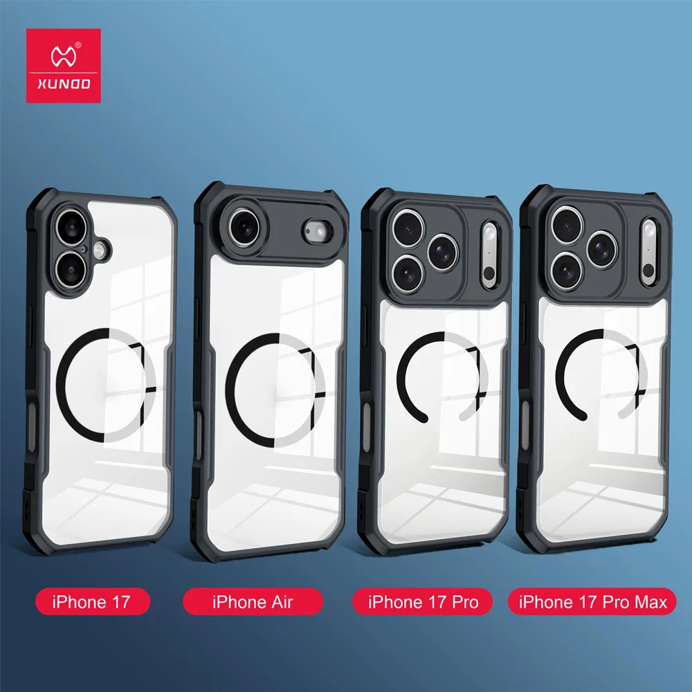 Xundd Hülle für iPhone 15 14 16 17 Pro Max 17 Air Phone 13 Pro 12 Magnetische Hülle, Airbag-Stoßfeste Schale, Kameraschutz-Abdeckung – Detail 3