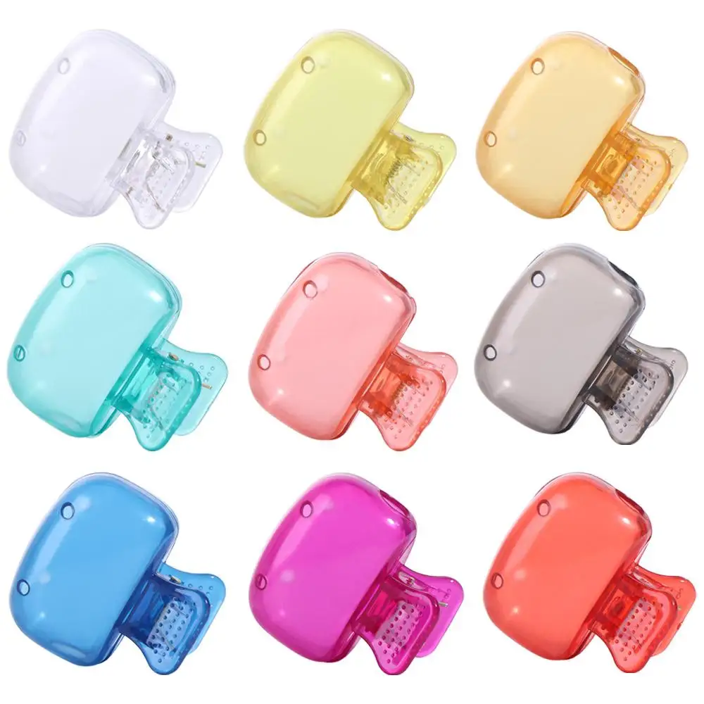 حافظة غطاء فرشاة صغيرة محمولة وقابلة لإعادة الاستخدام، حامل غطاء فرشاة الأسنان لمنع الغبار، صندوق حماية فرشاة الأسنان المقاوم للماء #5