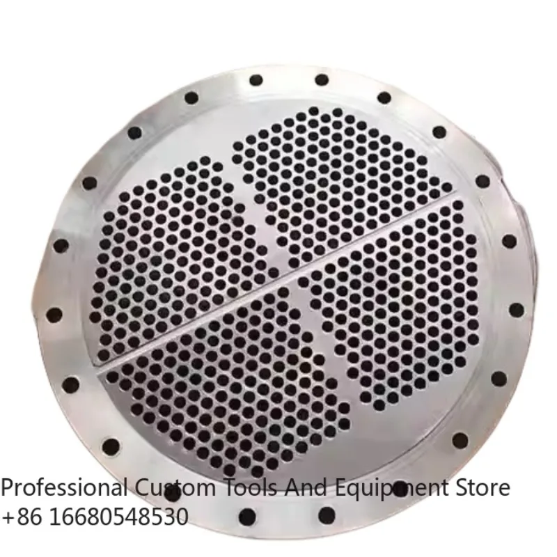 

ErFactory Direct Seamless Titanium Plate Tube Titanium Tube Flange for Shell & Tube Heat Exchanger