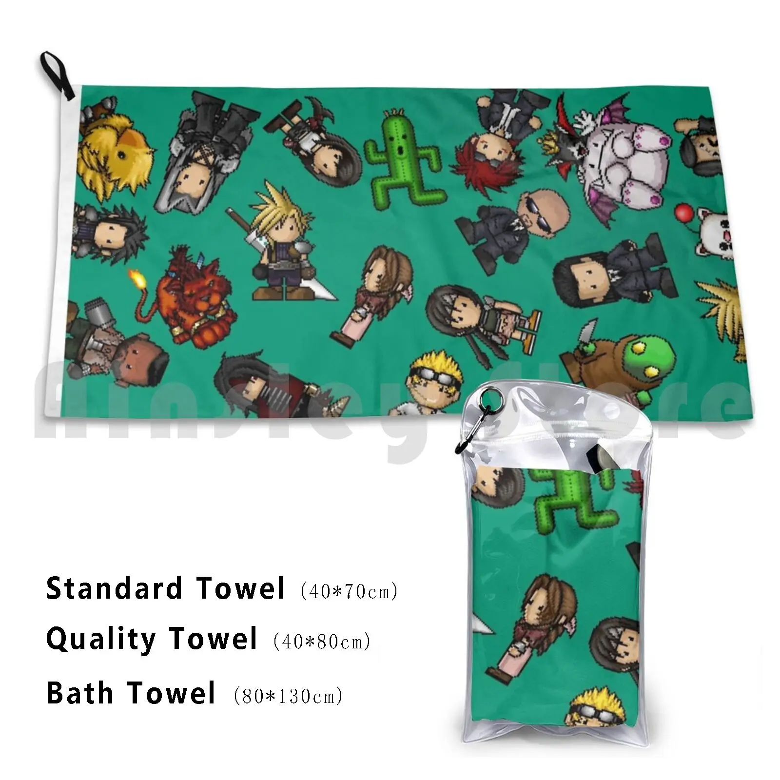 Final Fantasy 7 Telo Da Bagno Cuscino Da Spiaggia 1219 Ff7 Ffvii Final Fantasy Final Fantasy 7 Final Fantasy