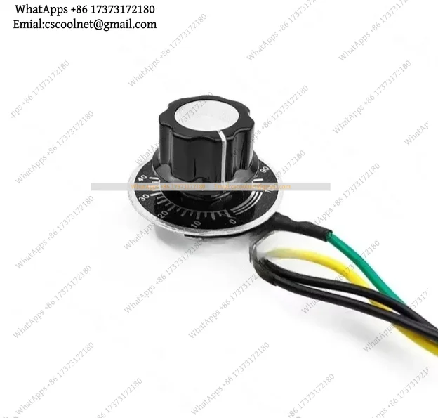 JS02 Potentiometer Throttle Knob Rotary Speed Controller Adjustment Dial Handle For Electric Cart Bike Wheelchair Motor