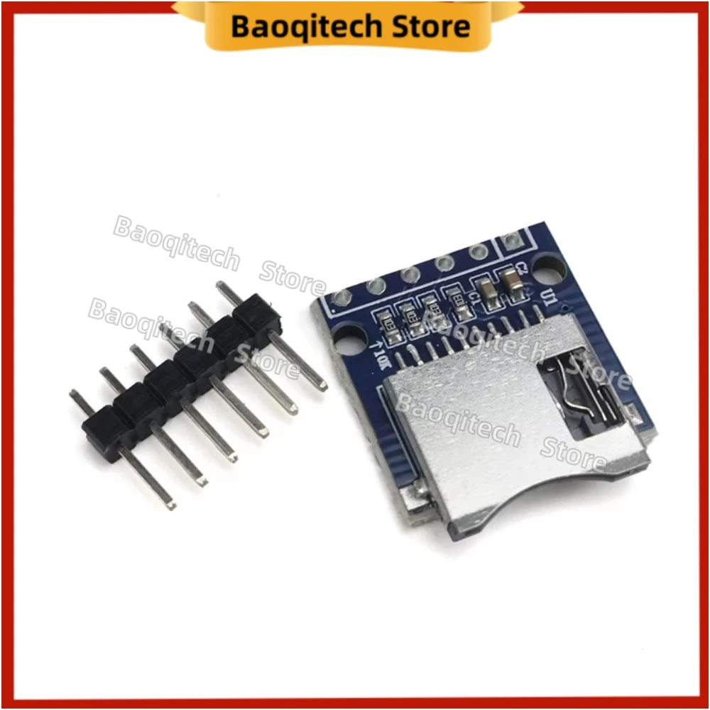 Micro SD Card Module SPI 3.3V TF Reader for Arduino ESP32 STM32 | Headers NOT Soldered (DIY Data Storage Solution)