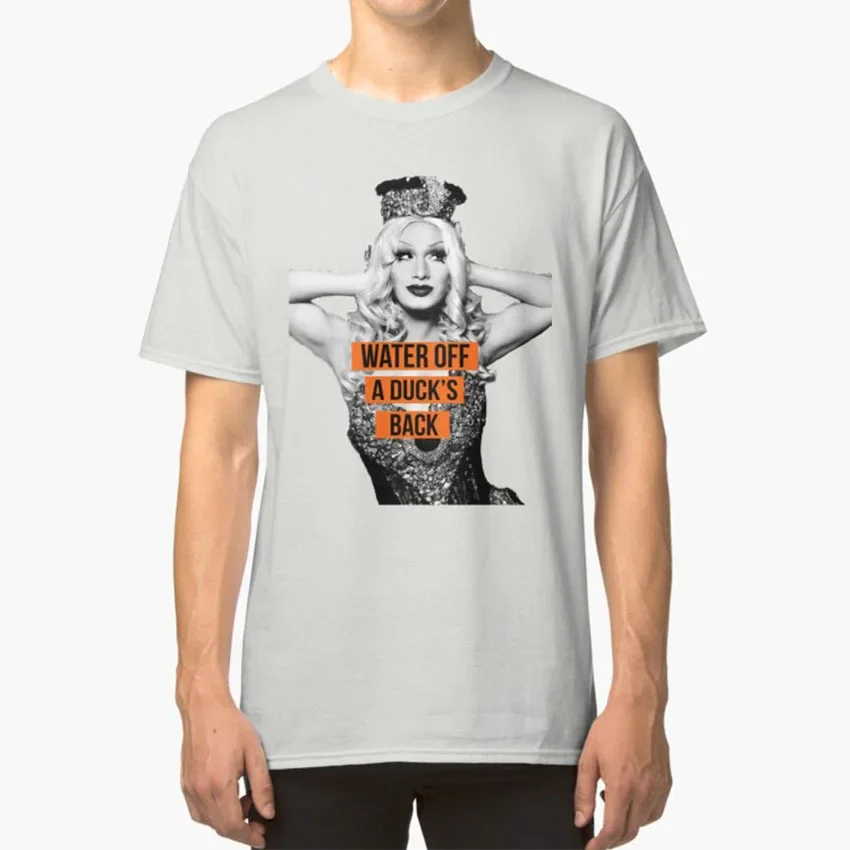 Jinx T - Shirt Water Off A Ducks Back Jinkx Monsoon Rupauls Drag Race   Winner Drag Queen  oversized t shirt