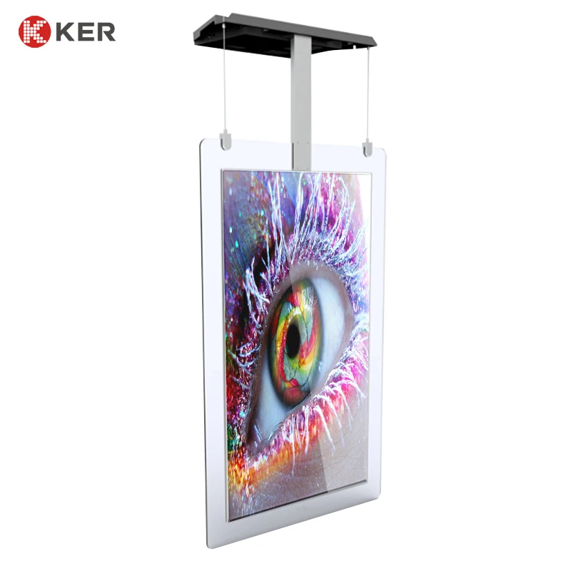 

43 inches tempered glass advertising display digital signage Android for airport digital signage