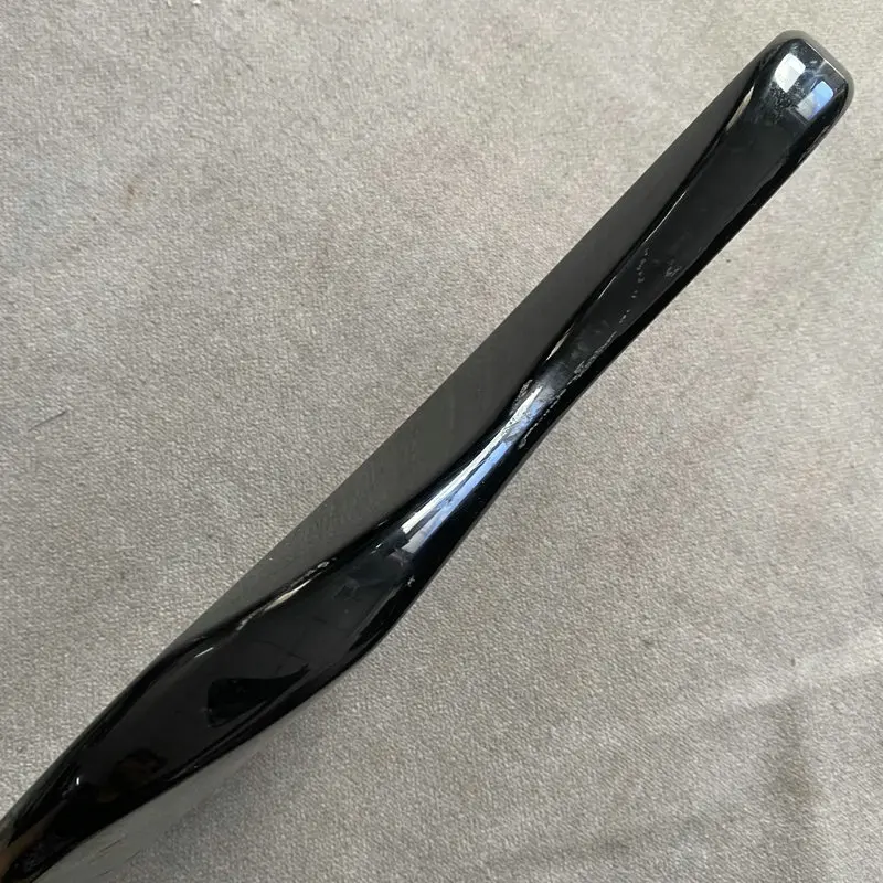 FB946 Replace&DIY Solid Wood Black Color 6 String ST Electric Guitar Body HSH Pickups 2 Pivots Tremolo Bridge Right Hand DIY
