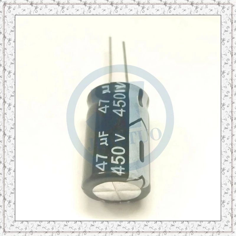 2pcs 47uF450V 450V47uF 47MFD 450WV 16*25mm Radial Aluminum Electrolytic Capacitor