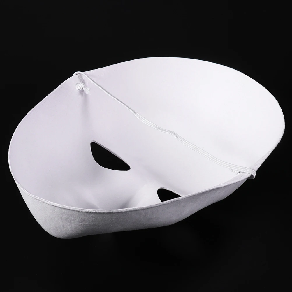 Masques en pâte vierge, 6 pièces, peinture artisanale non peinte, cadeaux de fête, décor de carnaval d'halloween, créatif pour enfants et adultes