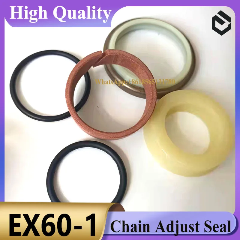 EX60-1 EX60-2 EX60-3 EX60-5 EX75-3 EX90-1 EX100-1 EX100-2 EX100-3 EX100-5 Chain Adjuster Seal Kit for Excavator