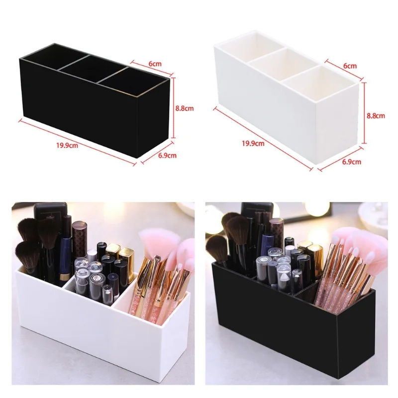 Acrylic Nail Art Brush Holder, Cosmetics Storage Box, Organizer Case, Bag Brushes, Make Up Tools, Home Storage