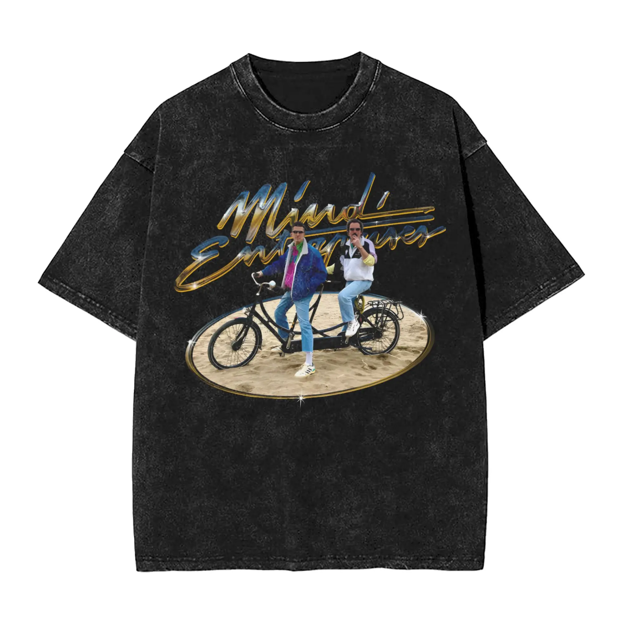 Men Mind Enterprises T-Shirts  Tops Summer Funny Short-Sleeve T-Shirt O Neck Hip Hop Print Tshirt Cheap