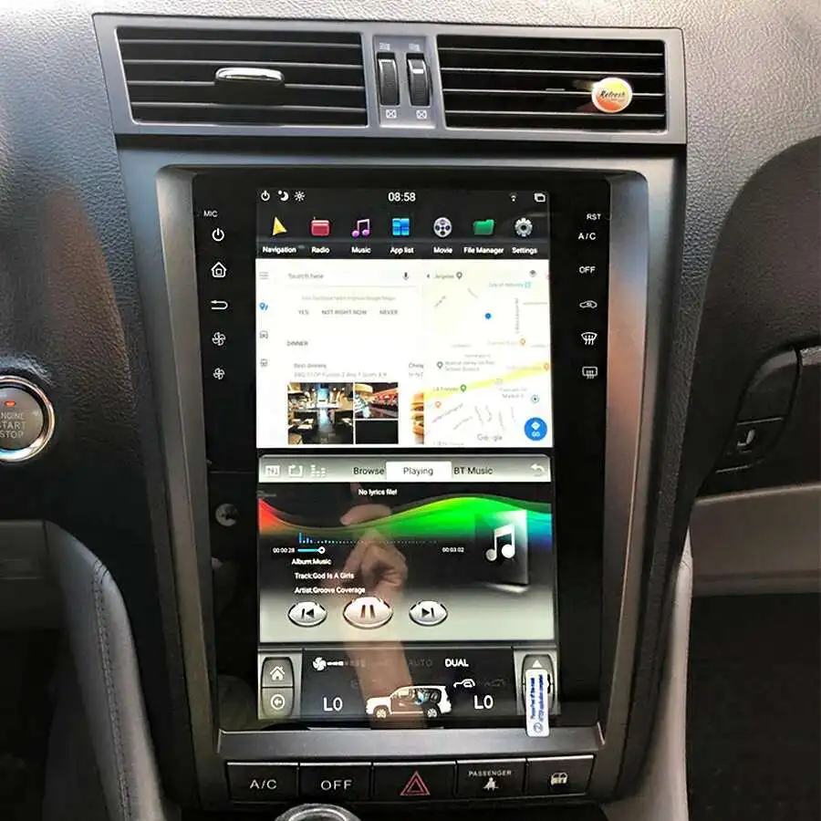 Tesla Vertical Android Screen Car GPS Radio For Lexus GS300 GS460 2006-2011 2din Stereo Multimedia Video Player Navigation GPS