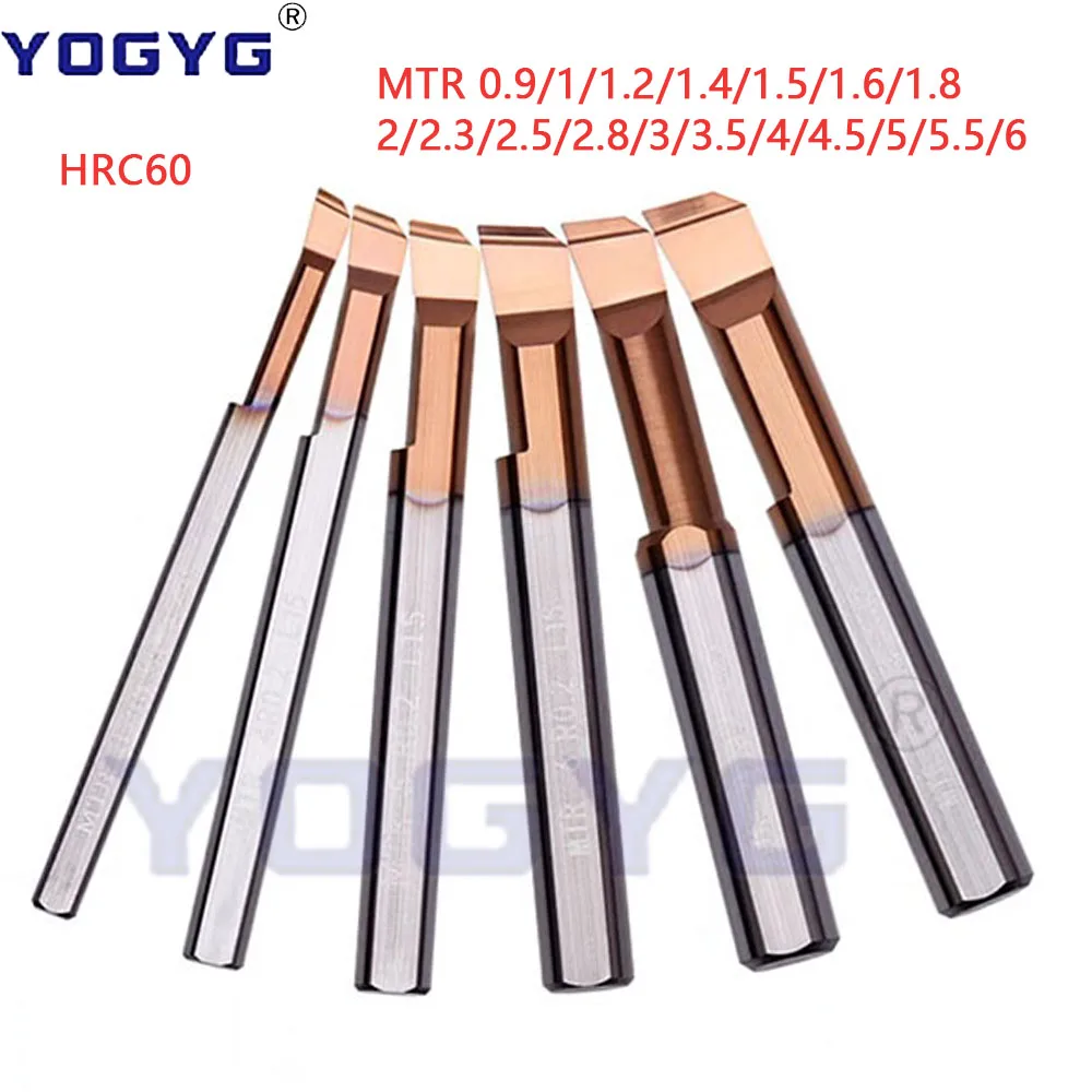 HRC60 MTR0.9/1/1.2/1.5/1.6/1.8 MTR2/2.3/2.5/2.8 MTR3/3.5/4/4.5/5/5.5/6 Alat Pembuat Lubang Dalam Berukuran Kecil Alat Karbida Batang Pembuat Lubang