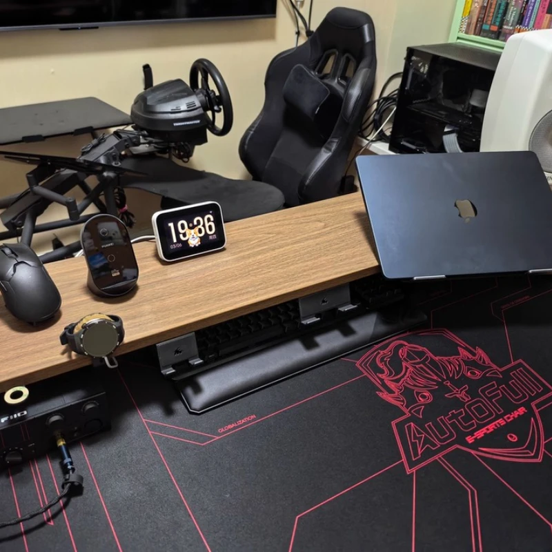 Minimalist Monitor Stand Riser with Phone And Tablet Holder Multi-Functional Desktop Shelf Office Desk Organizer