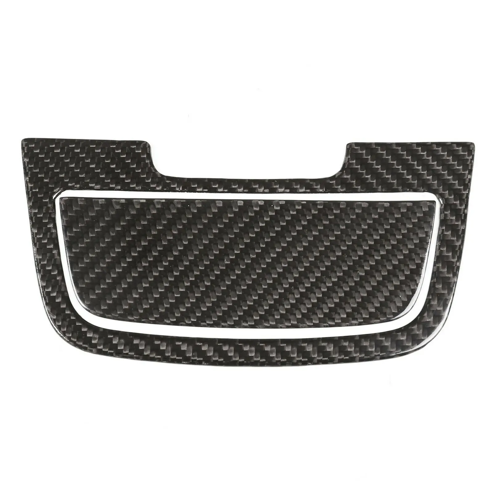 Carbon Fiber Car Interior Console Cigarette Lighter Panel Cover Trim For Porsche Cayenne 2018 -2023