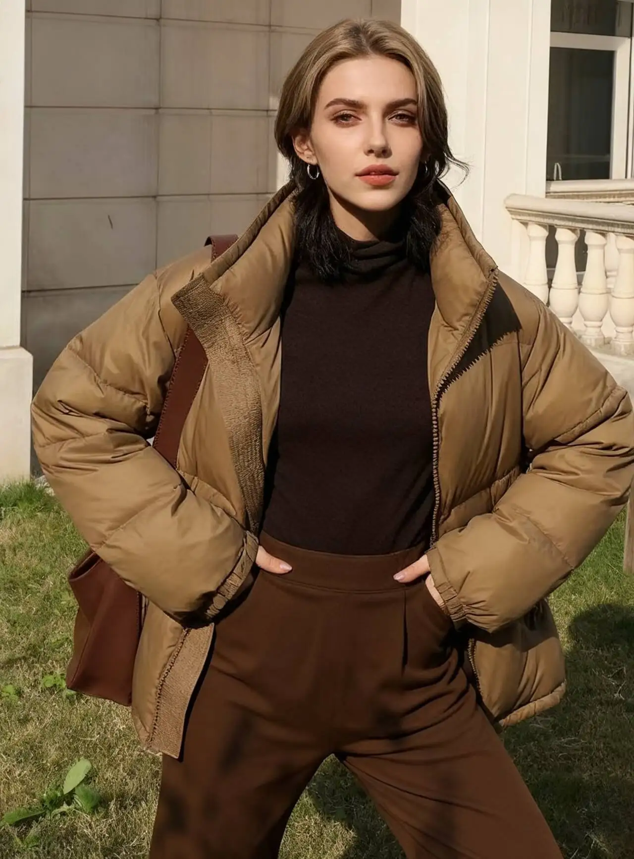 سترات باركاس للسيدات والفتيات للخريف مبطنة بالصوف مكشكشة أنيقة بدون توقيت مكتب الأم مريح متعدد الألوان يناسب الجميع