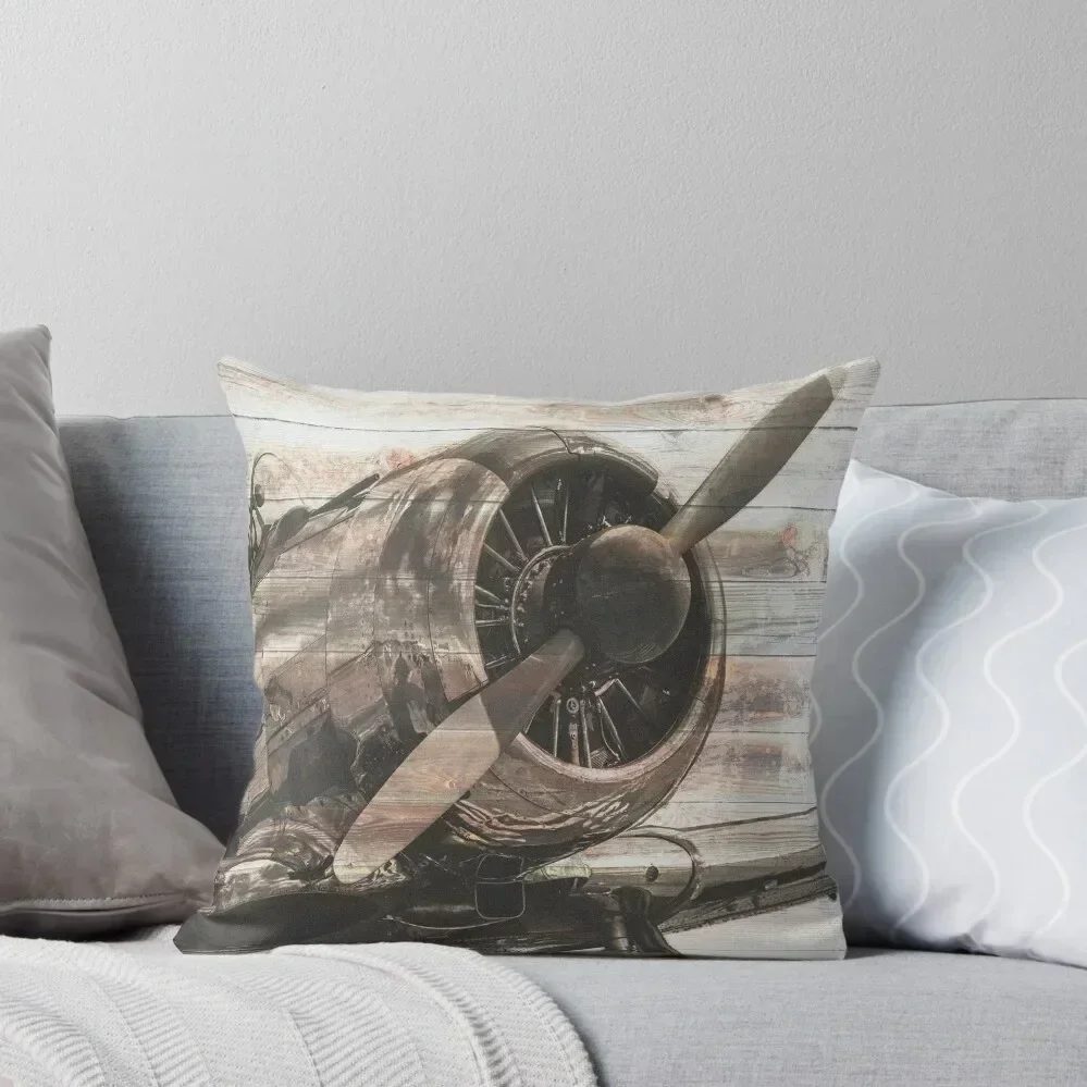 

Old airplane Throw Pillow luxury home accessories Couch Pillows pillow