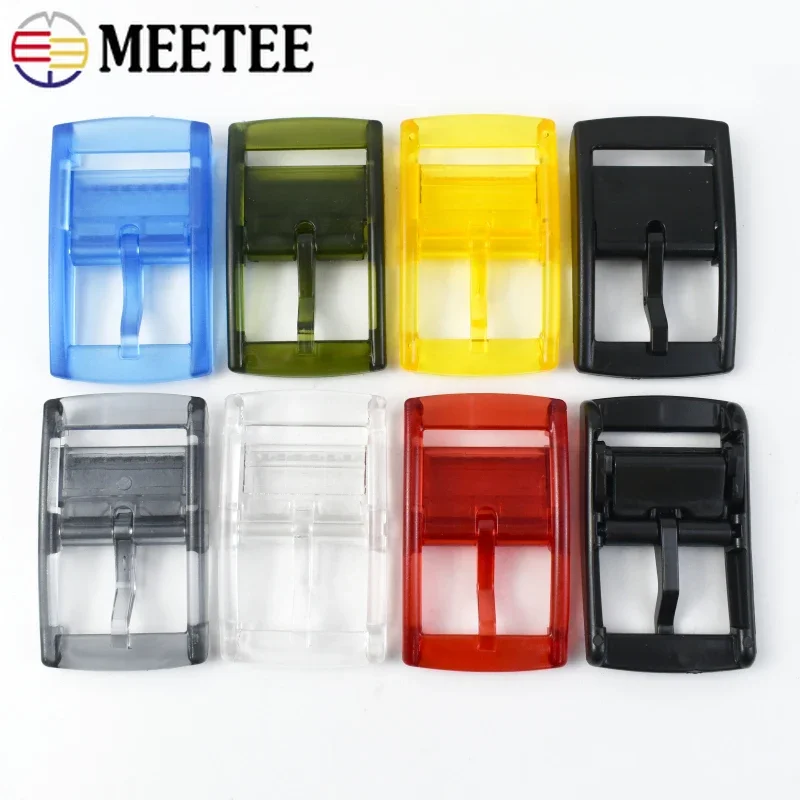 Meetee 2/5/10pcs 34mm Plastic Belt Buckle Head Bag Pin Buckles Waistband Trouser Clasp DIY Clothing Deocration Accessories YK036