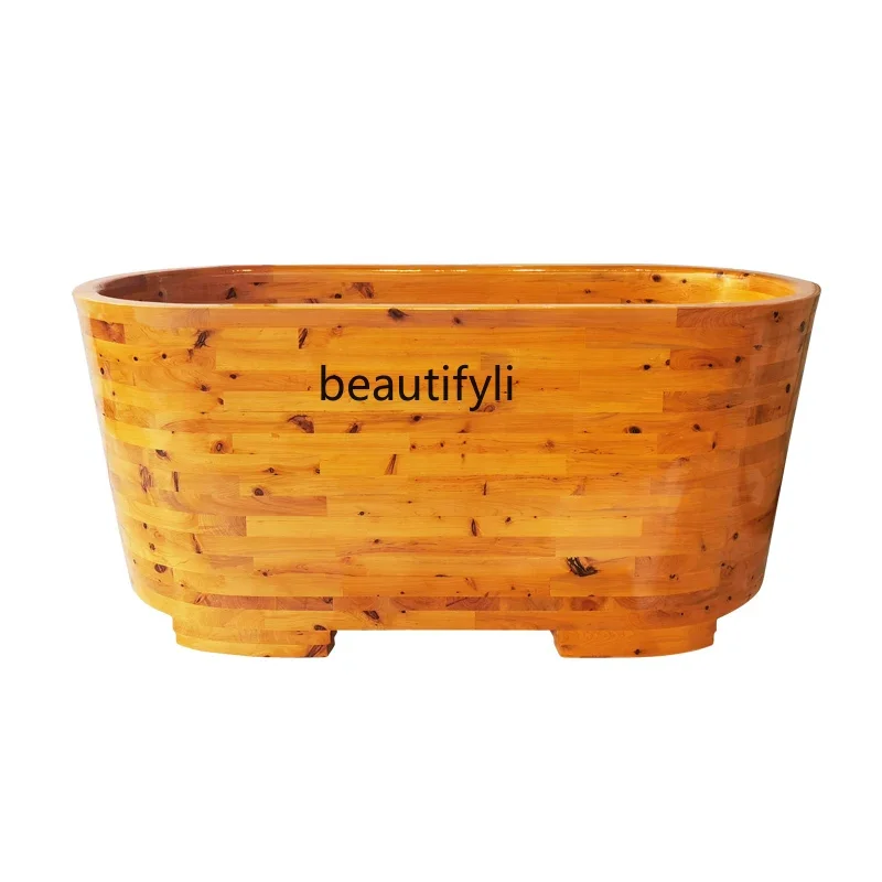 

Thickened Wooden Barrel Bath Barrel Adult Bathing Bathtub Club House Bath Bathtub Household Whole Body