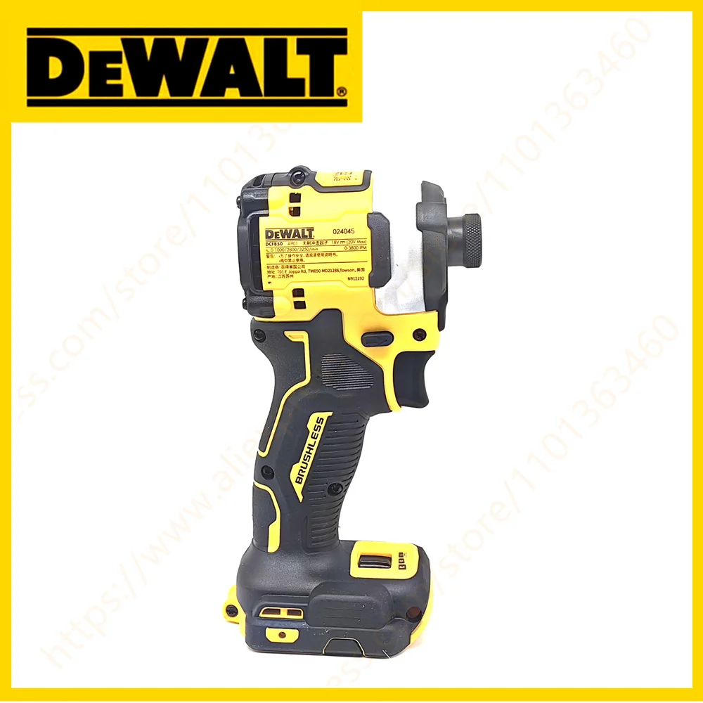 DEWALT 20V DCF850 Cordless Impact Driver Kit Motor 1/4-Inch Electric Screwdriver 205NM Wirless Rechargeable Brushless Power Tool