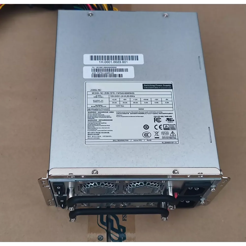 

4U Mini Redundant Power Supply Model FSP500-60MRB(S) With 500W Capacity Including Module FSP500-40MRB(M)