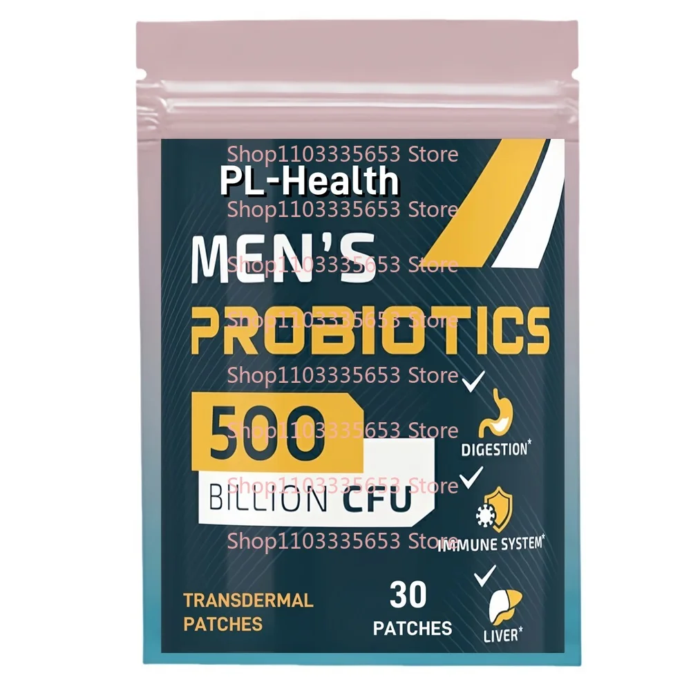 

30 пластырей пробиотики, транспьютерные пластыри для мужчин с годжи для здоровья пищеварительной пехоты, иммунитета, отмака, плавания и здоровья желоба