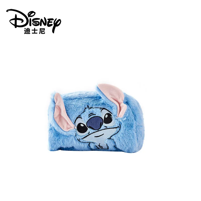 

Disney Animation Stitch Cute Cartoon Plush Makeup Bag Lotso Large Capacity Cosmetic Storage Bag Girls Birthday Gift