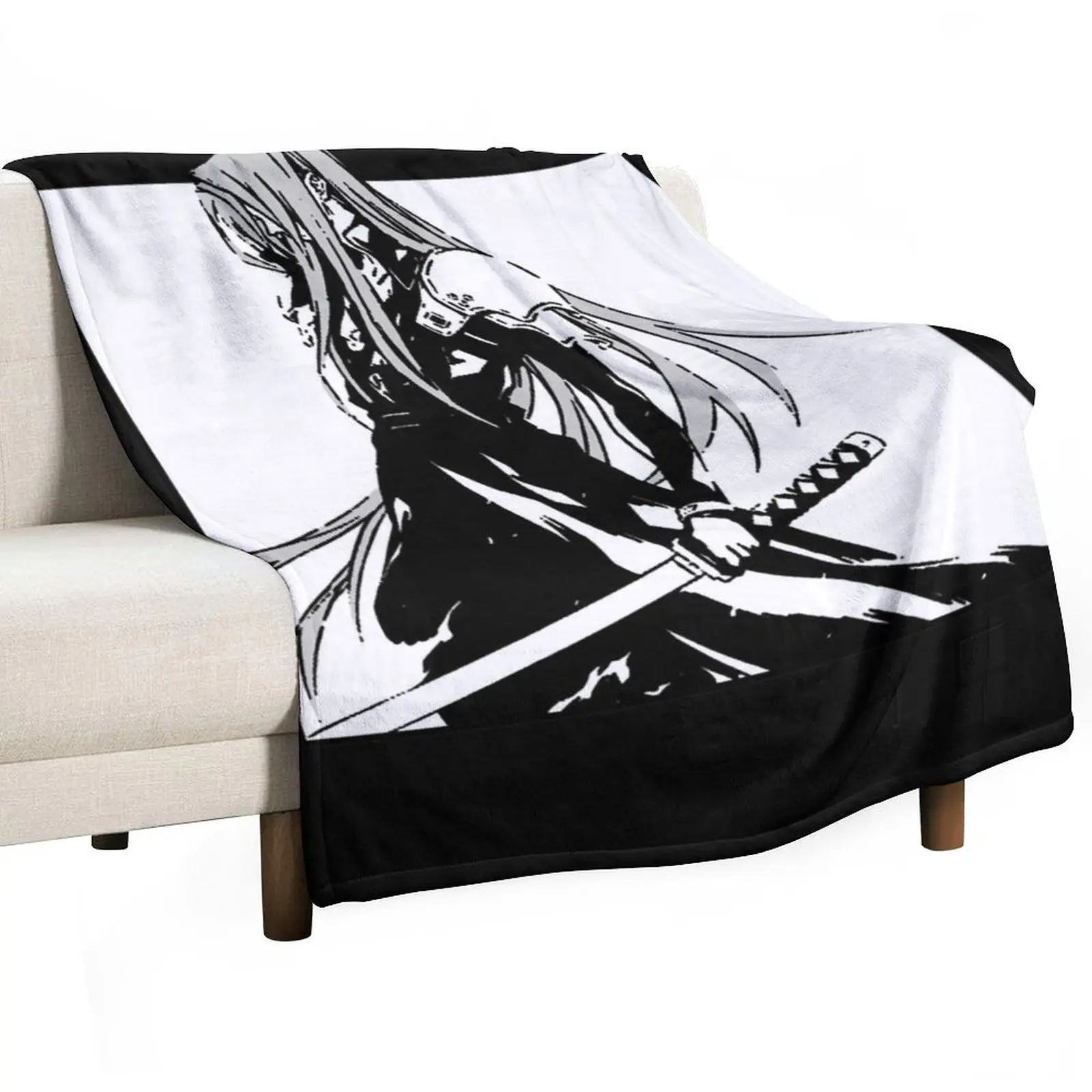 

sephiroth ffvii Throw Blanket Multi-Purpose Summer Beddings Shaggy Vintage Blankets
