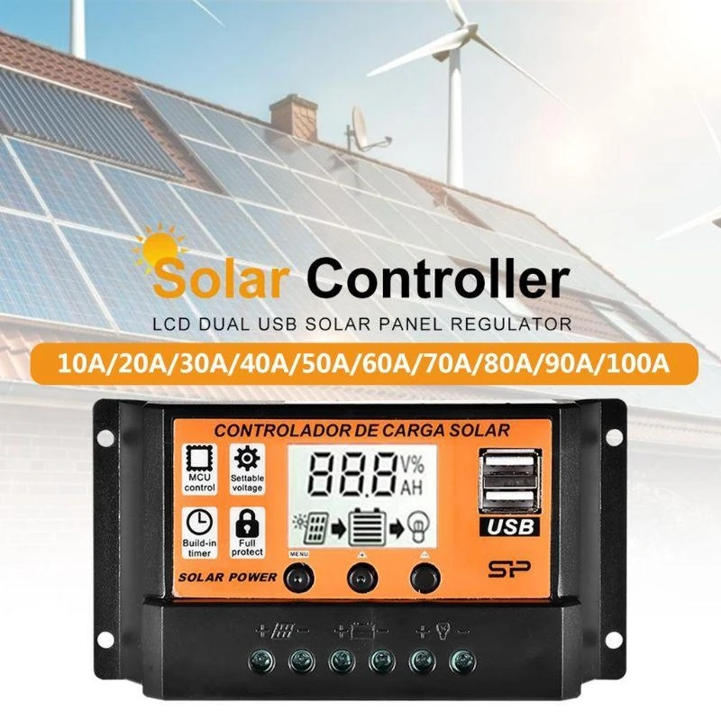 2V/24V Auto Parameter Adjustable Dual USB Port Battery