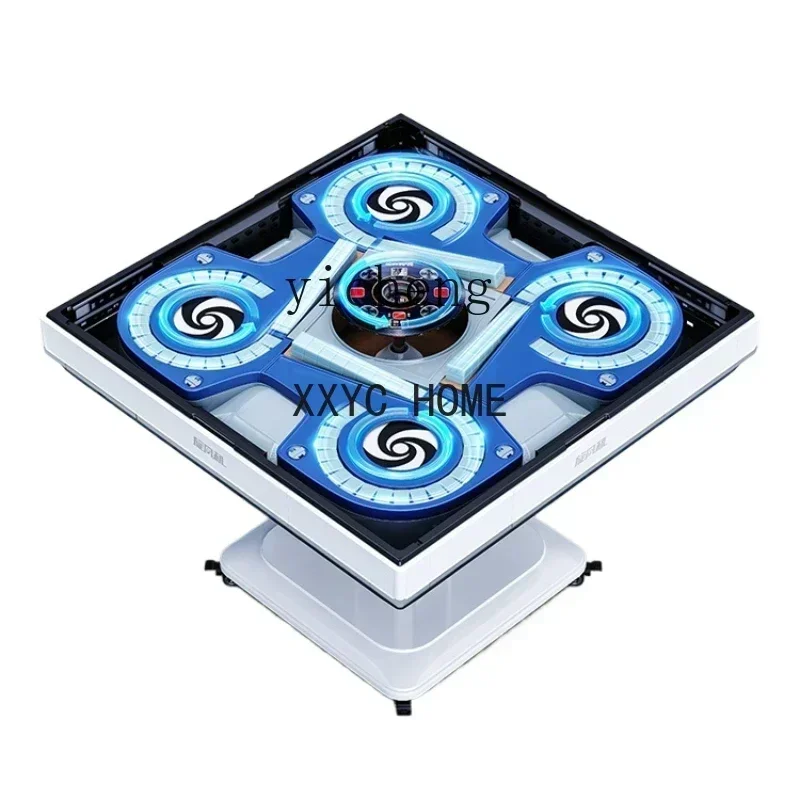 

Mahjong Machine Automatic Household Cyclone Roller Coaster Dining Table Dual-Use Heating Folding Electric Mahjong Table