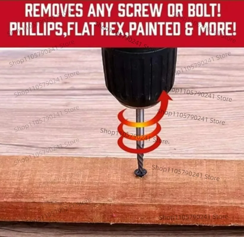 tool Kit For Broken Bolt Removal- 10Pcs Cobalt Left Hand Drill Bits& Alloy Steel Extractors In Metal Case Setmay