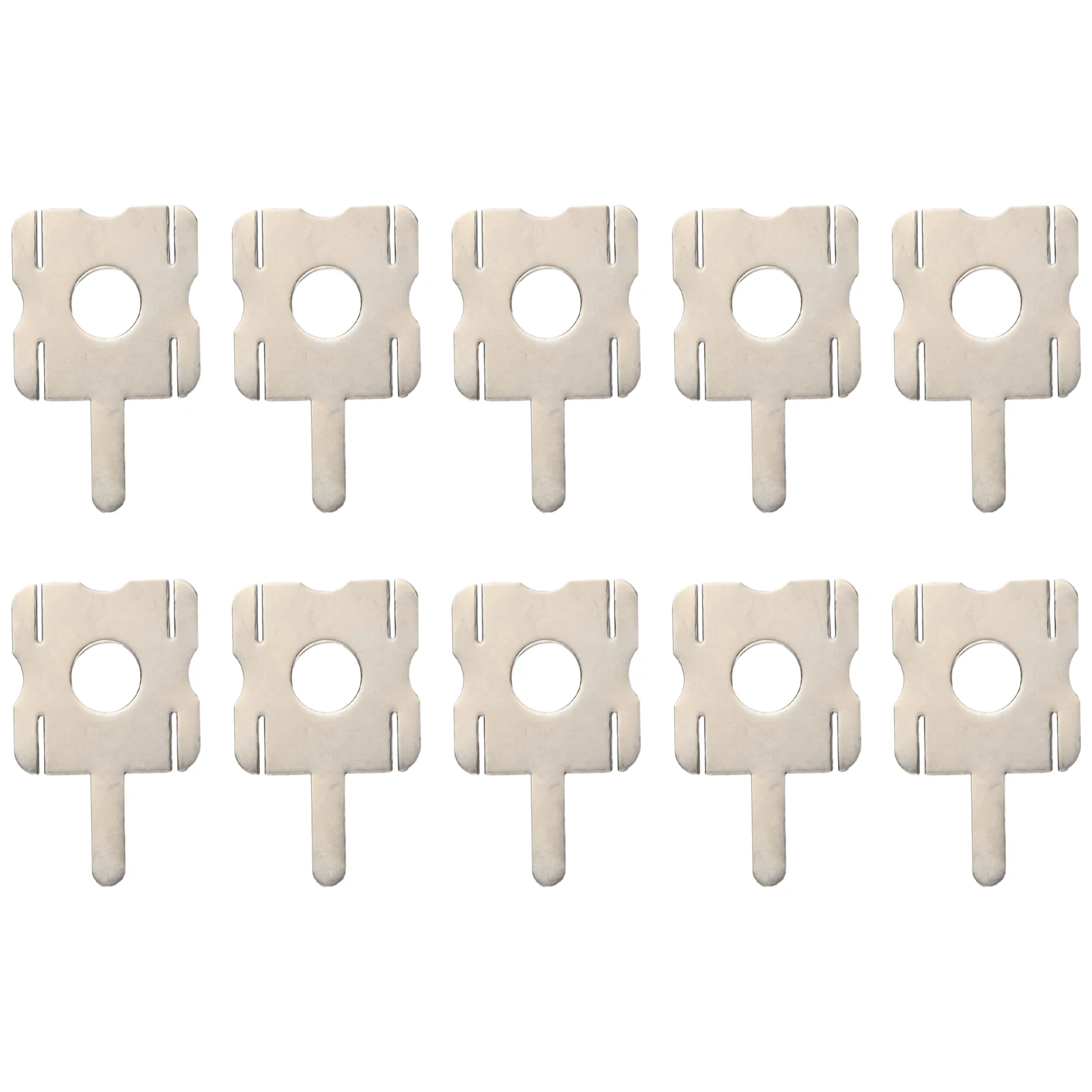 10Pcs Nickel Plated Strip 4S Li-ion Battery Nickel Sheet Plate Connector Replace Spot Welding Machine Battery Welder U-Shaped