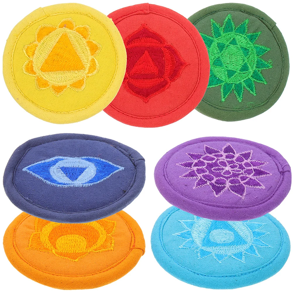 7 Pcs Bowl Bottom Mat Tibetan Singing Pillow Buddha Sound Cushion Pad for