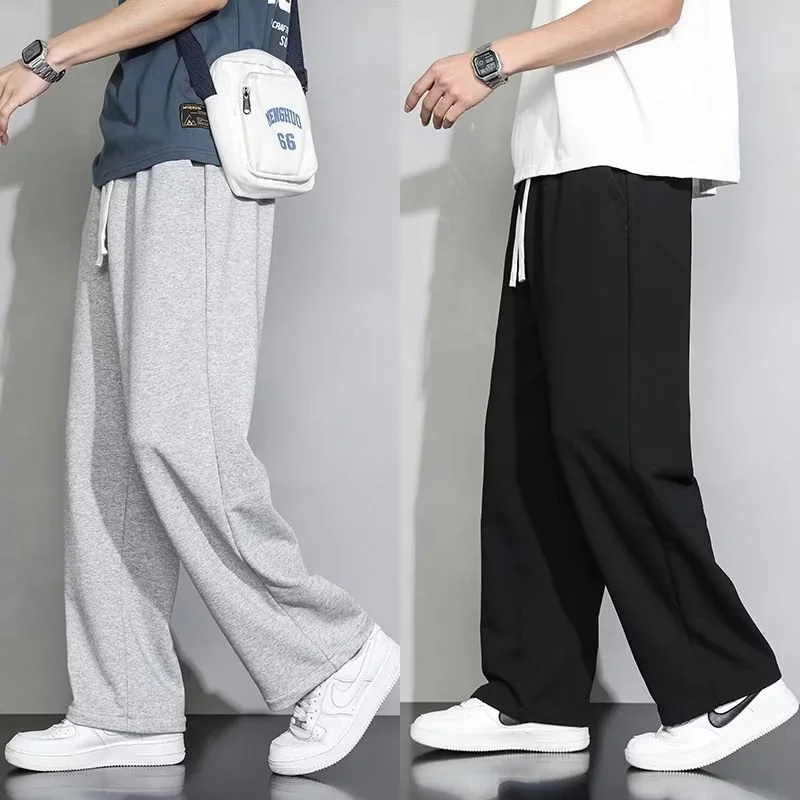 2027 new Sweatpants Sport Pants Men Running Pants Spring Summer Large Size Loose Casual Sweat Pants Straight Jogging Pants Men