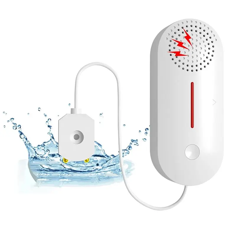 

A96I-датчик воды, Wi-Fi детектор воды, детектор утечки, для дома с регулируемой сигнализацией 100 дБ и оповещениями через приложение