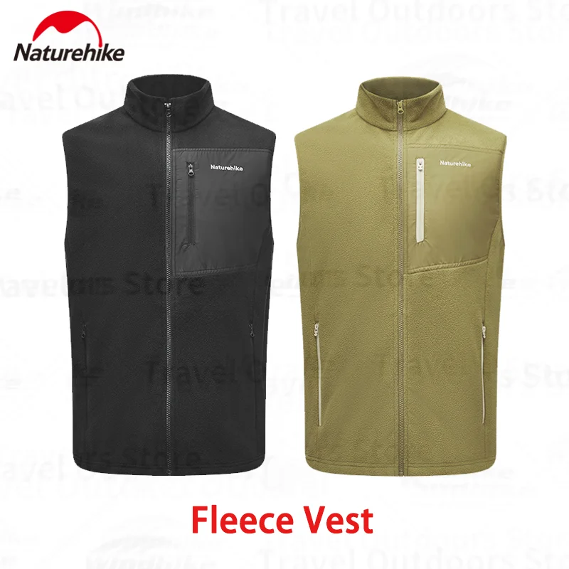 

Naturehike Outdoor Winter Heated Jacket Man Women's Warm Vest Jacket Polar Fleece Liner Fleece Inner Camping Hiking Clothing