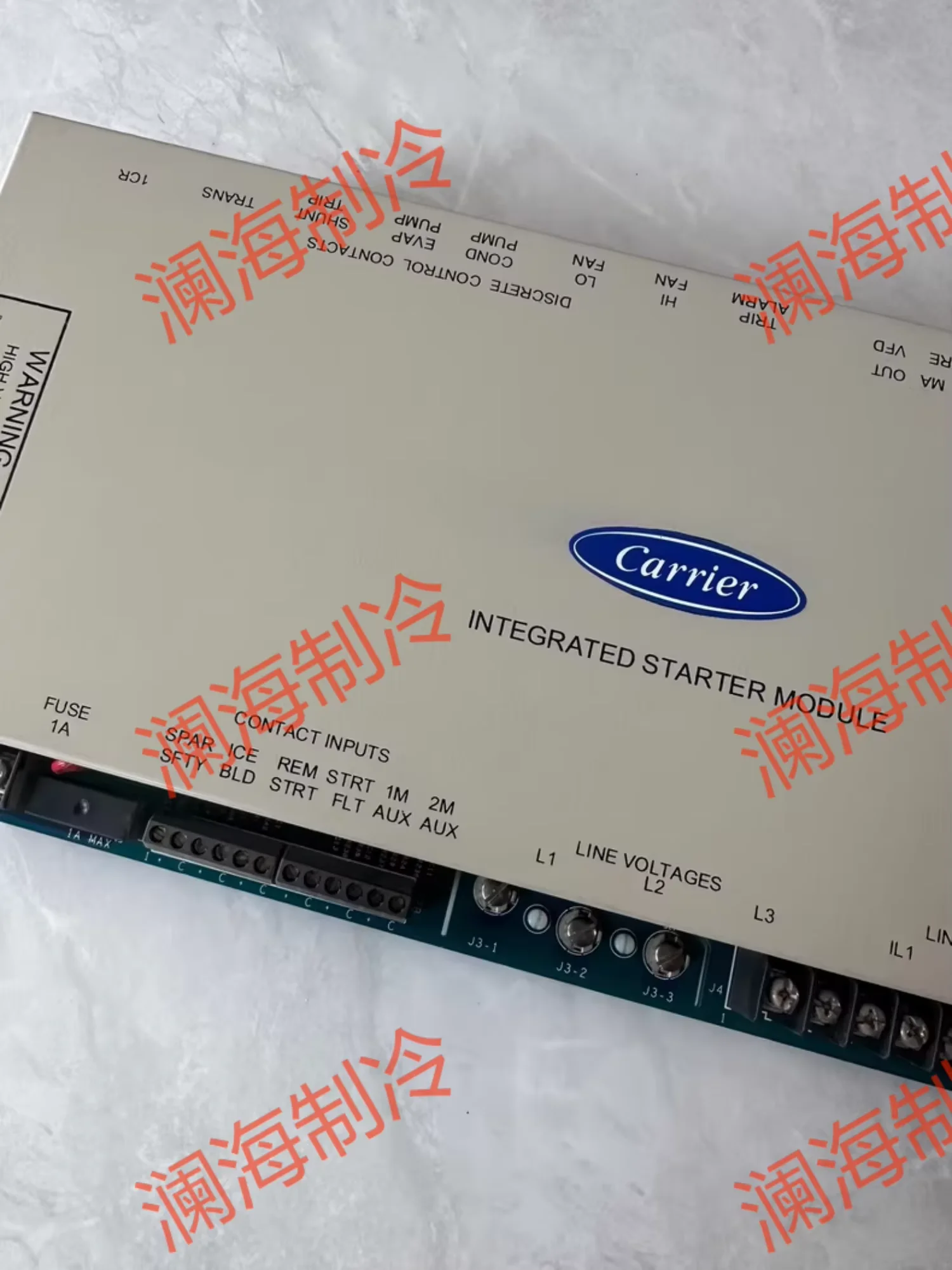 

Carrier central air conditioning CEPL130259-07-R centrifuge accessories ISM2 start module 19XR0401220