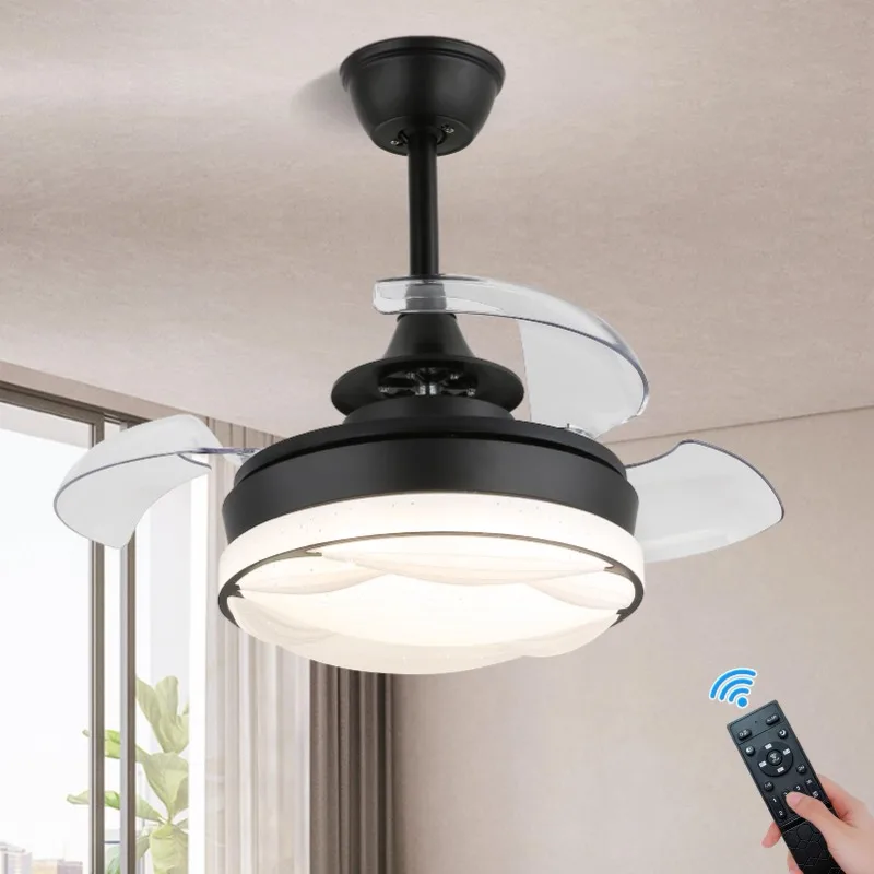 

Finktonglan Modern LED Ceiling Fans Lighting Official-website Chandelier Fixtures Home Appliance Indoor Interior Room Decoration