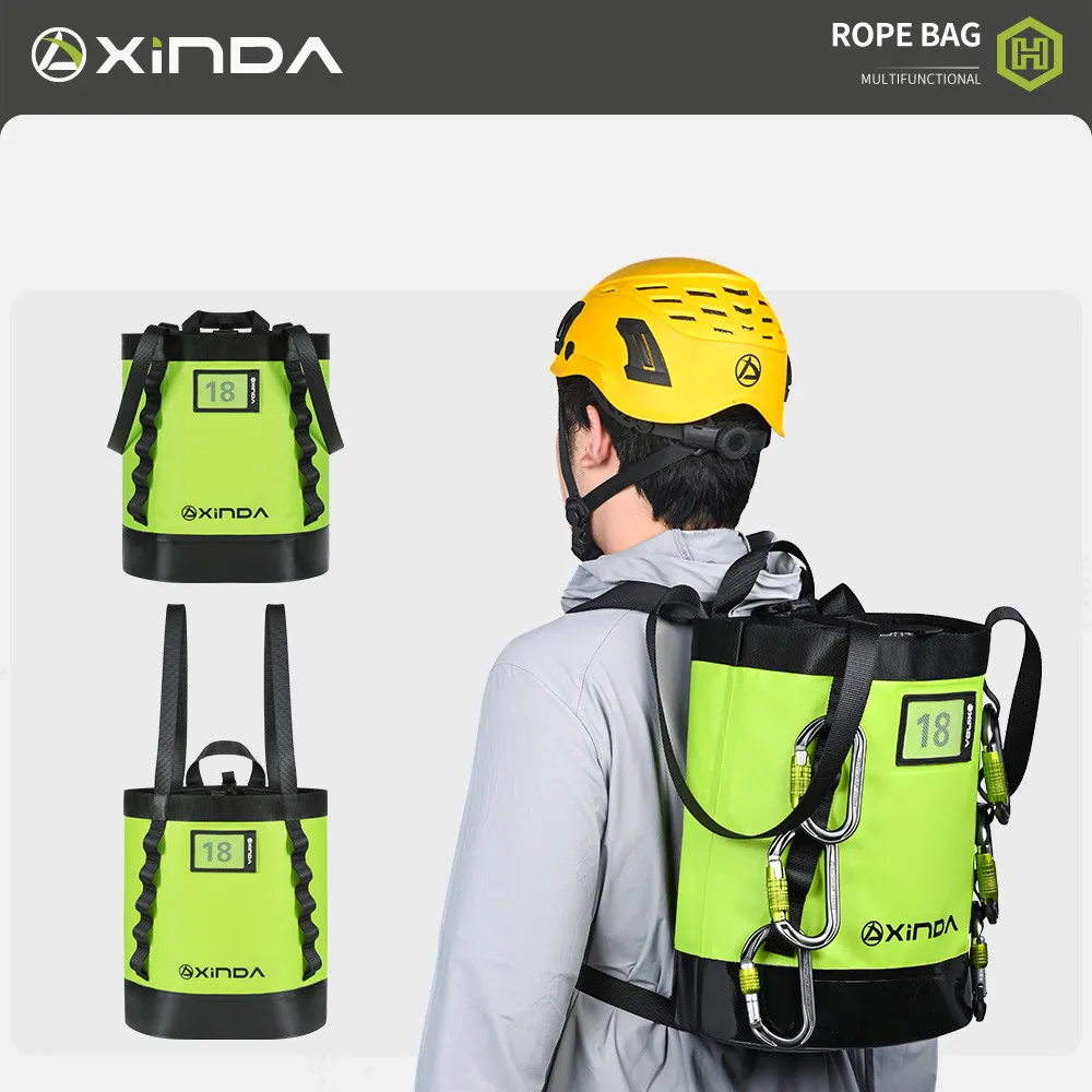 Xinda Equipment Rope Bag Lightweight Organize Waterproof Tool bag for Mountain Climbing Backpacking Hiking Fishing