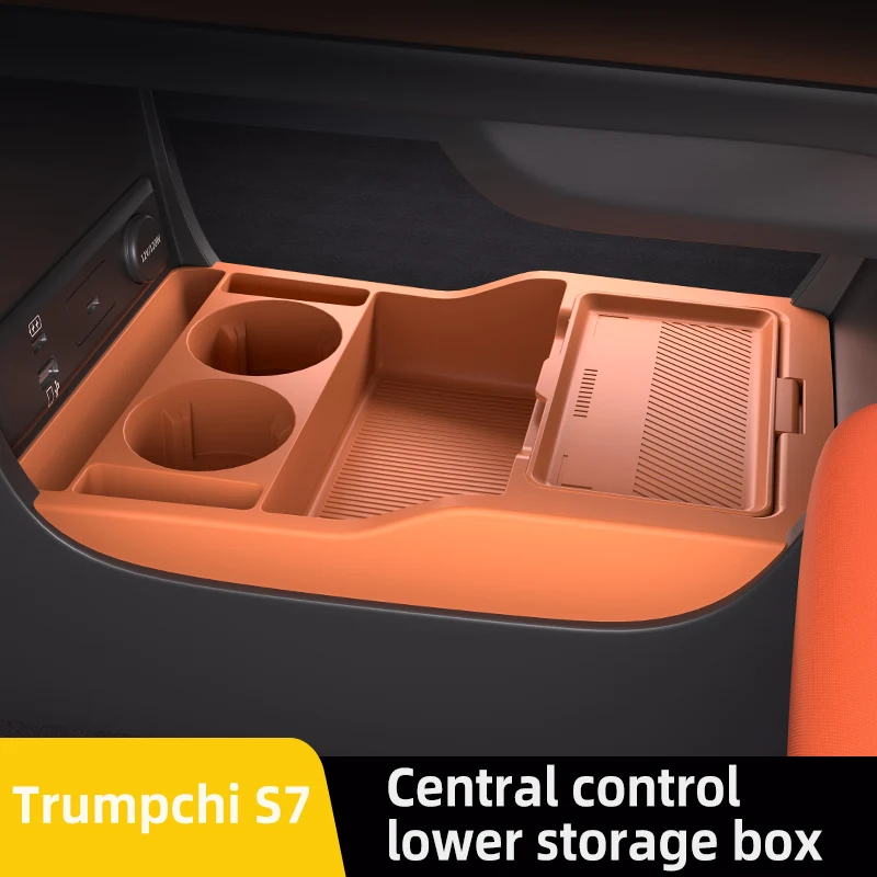 

Для Trumpchi S7 2025 ящик для хранения, центральный подлокотник, скрытый ящик, держатель для чашки, органайзер, аксессуары для интерьера